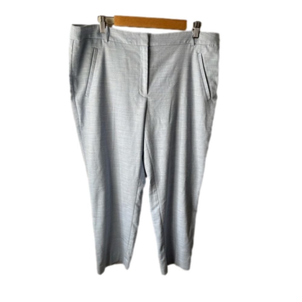 Karl Lagerfeld blue high waisted ankle trouser pants size 16